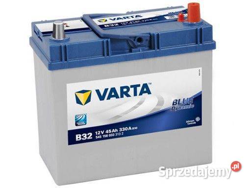 Akumulator VARTA Blue Dynamic B32 45Ah 330A EN P Rok produkcji 2022 łódzkie Pabianice