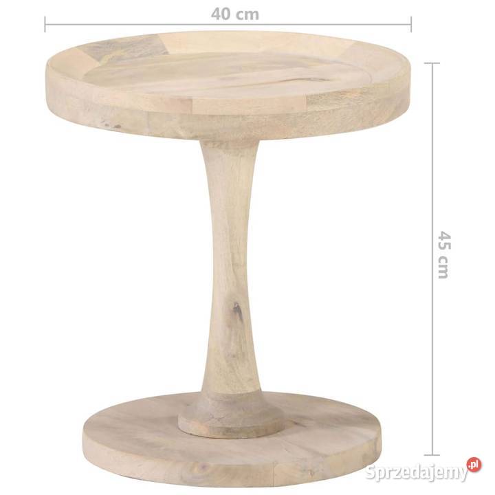 vidaXL Stolik boczny 40x45 lite drewno Warszawa