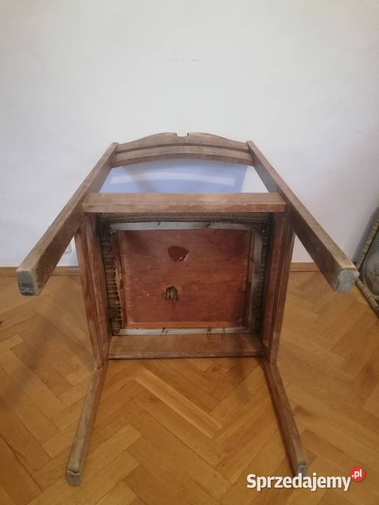 Dębowe krzesło Vintage PRL