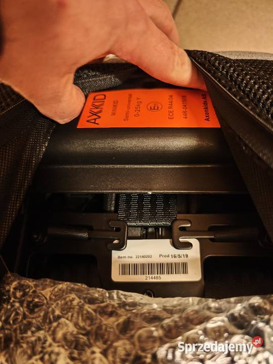 Axkid Minikid 20 RWF Grey 025 ASIP oryginalne 6-25kg Warszawa