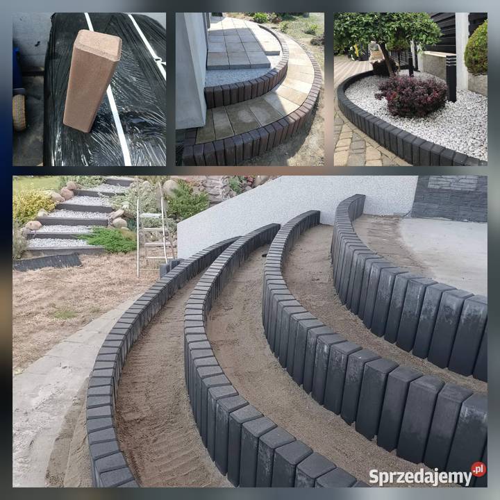 Palisady obrzeża ogrodowe betonowe Wysyłka cała Poznań