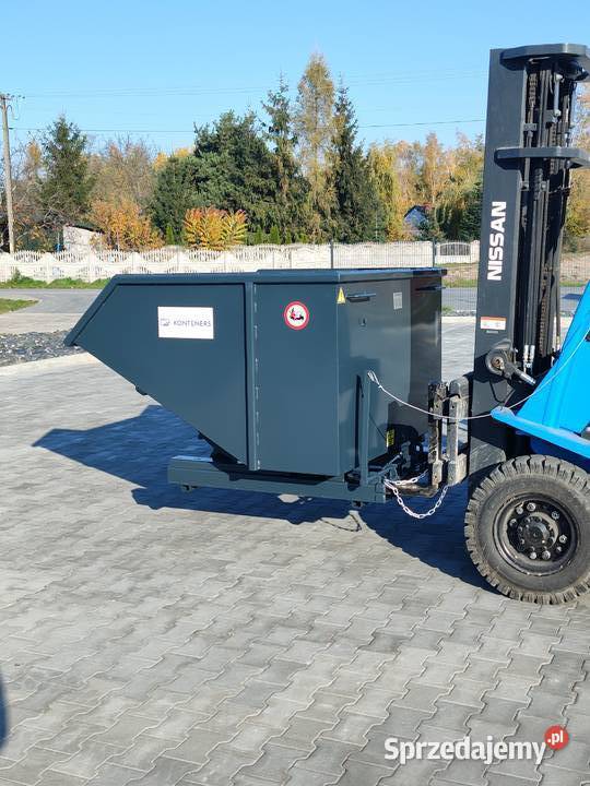 Kontener samowyładowczy do wózka widłowego 1000L łódzkie Pabianice