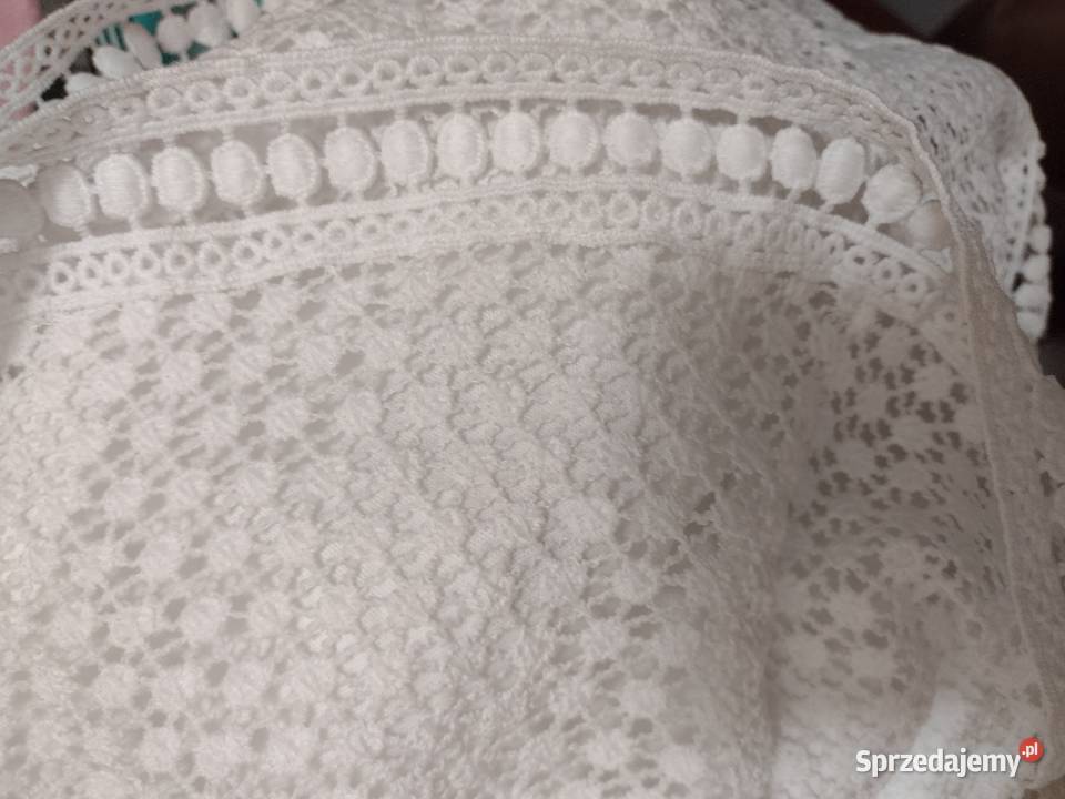 38M Biała sukienka koronkowahaftowana z Londynu Kraków sprzedam