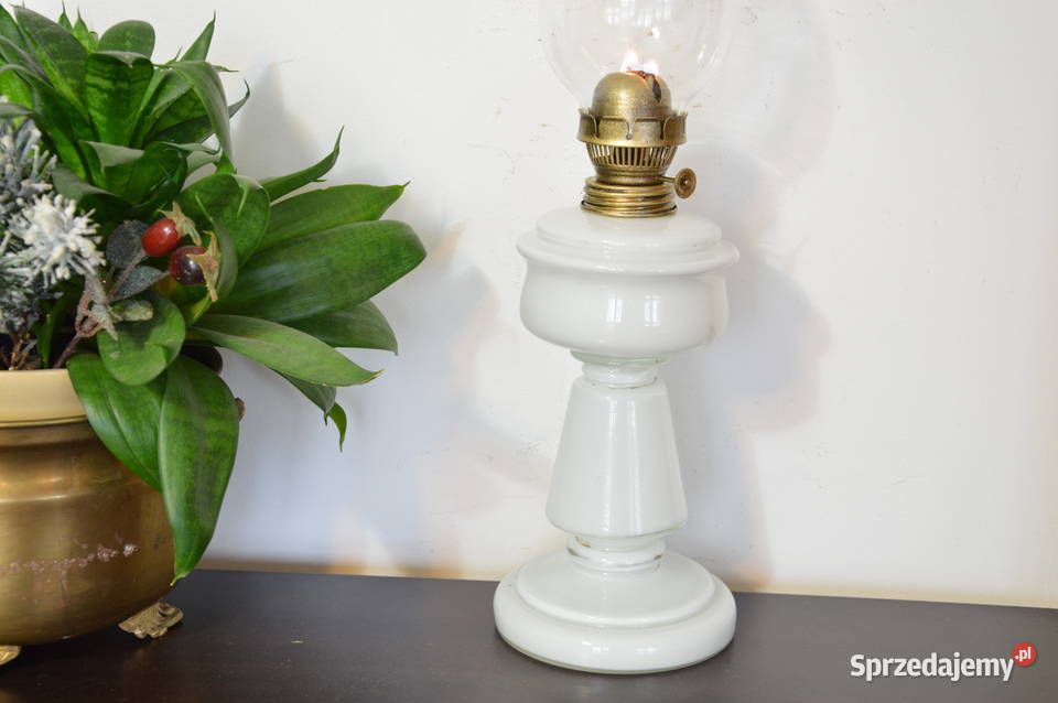 szklana lampa naftowa opalowa sprawna Jastrzębie-Zdrój
