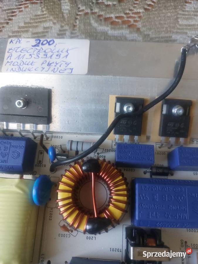 ELECTROLUX A11539191 MODUŁ PŁYTY INDUKCYJNEJ małopolskie Nowy Sącz