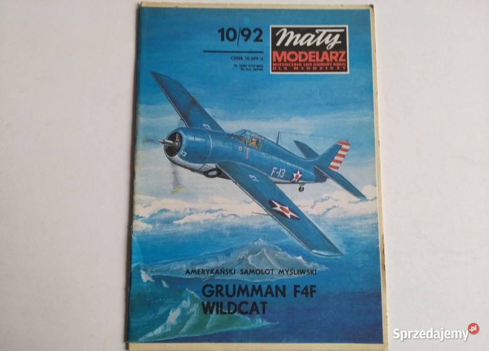 Mały Modelarz 101992 amerykański samolot Modelarstwo śląskie Dąbrowa Górnicza