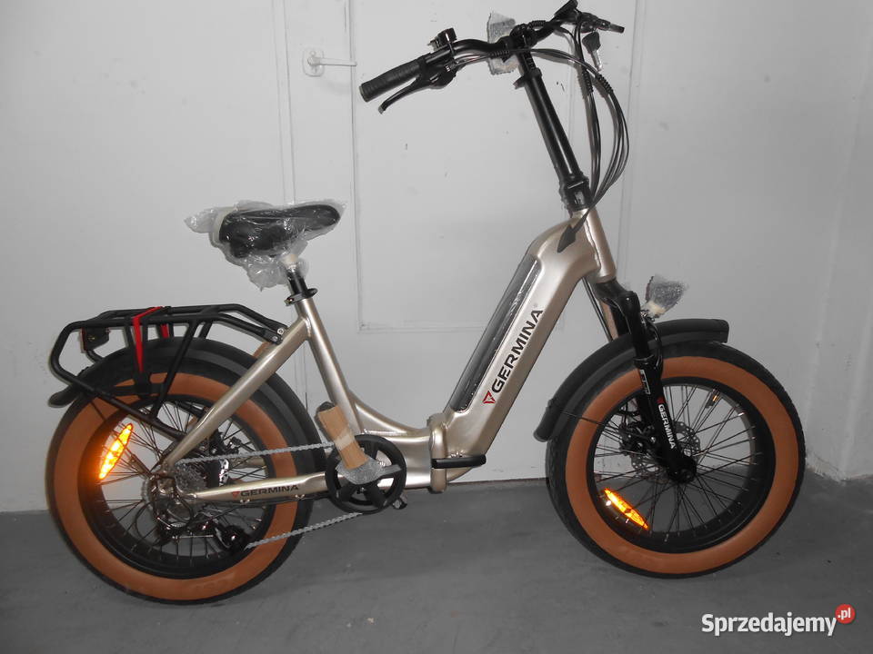 Rower ELEKTRYCZNY Fat Bike składany 20"/4"