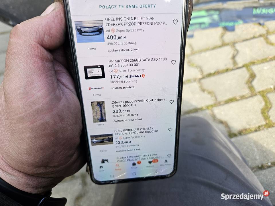 Opel Insignia B FL Lift Zderzak Przód Goły Do Skawina