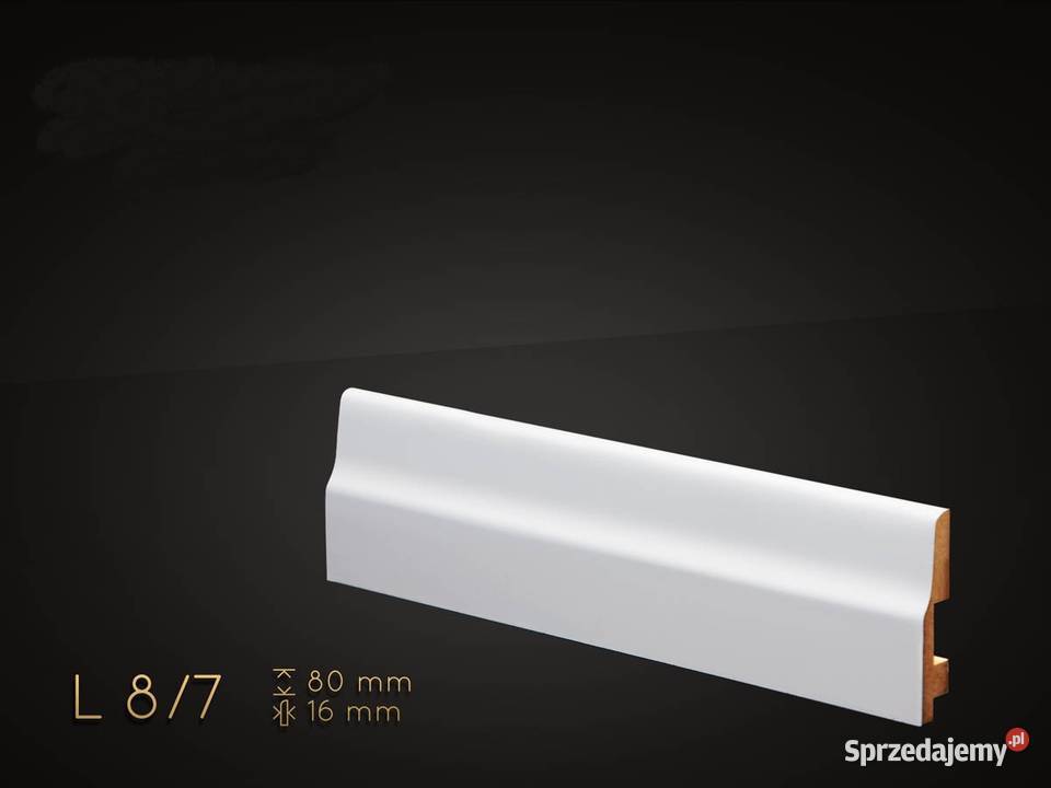 Listwa przypodłoga MDF 80x12mm dużo wzorów lubuskie Zielona Góra