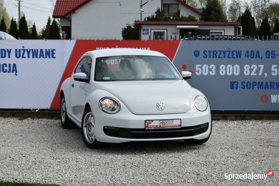 Volkswagen Beetle 18TSi 180 DSG 2015r Skóra NAVi centralny zamek Kampinos