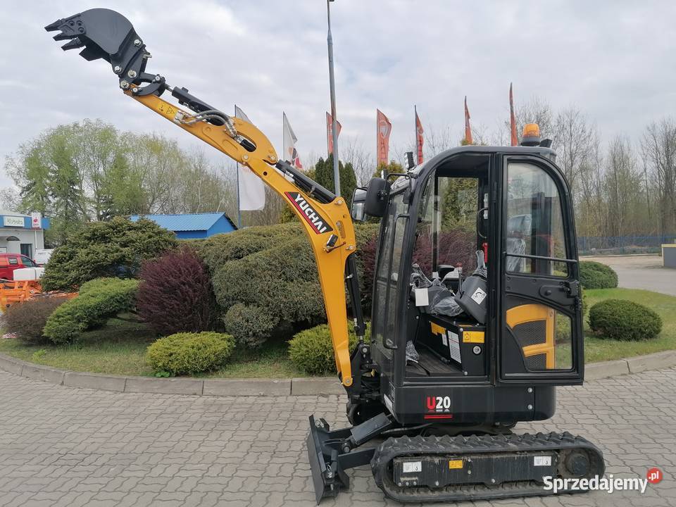 Koparka YUCHAI U20 porządna maszyna w rozsądnej mazowieckie