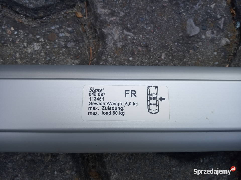 Bagażnik Dachowy Bazowy Atera Signo 045 087 Pozostałe