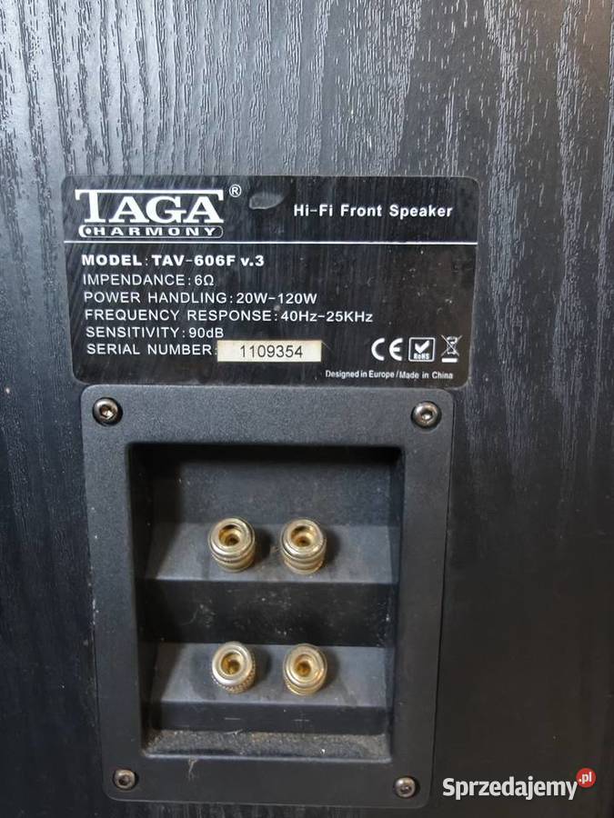 TAGA Harmony TAV606F v3 Słuchawki i głośniki Bielsko-Biała sprzedam