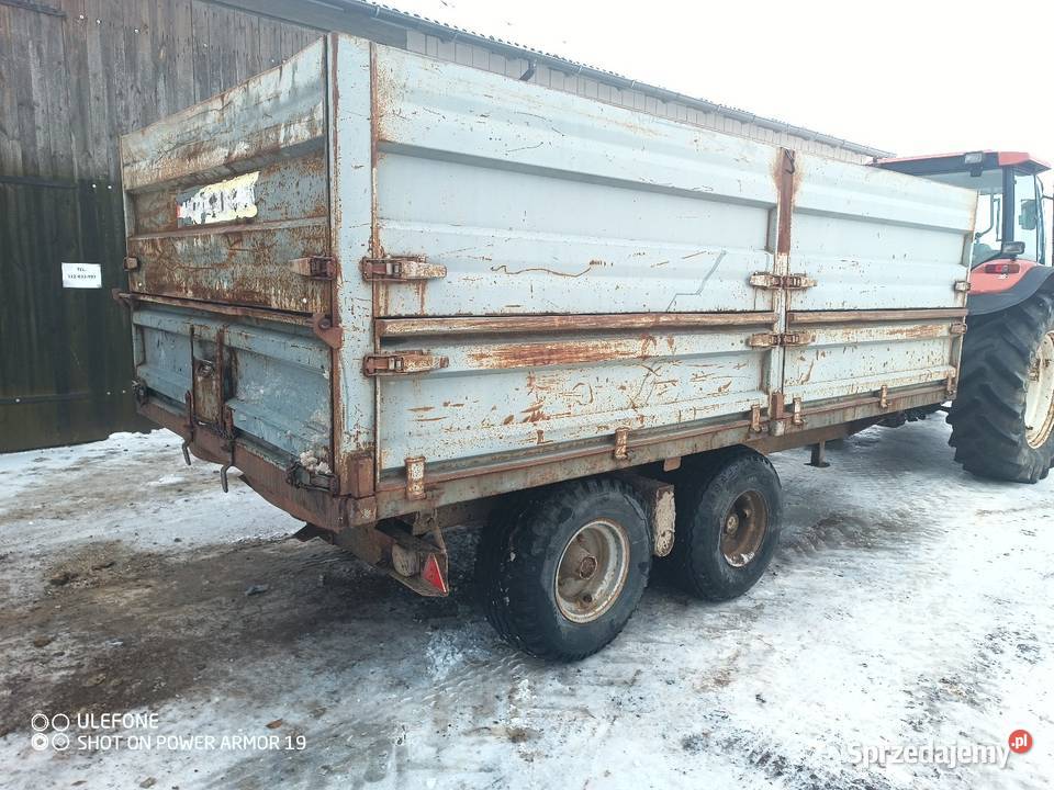 Przyczepa tandem wywrotka na 3 strony 11t ze Trioliet mazowieckie Rostkowo