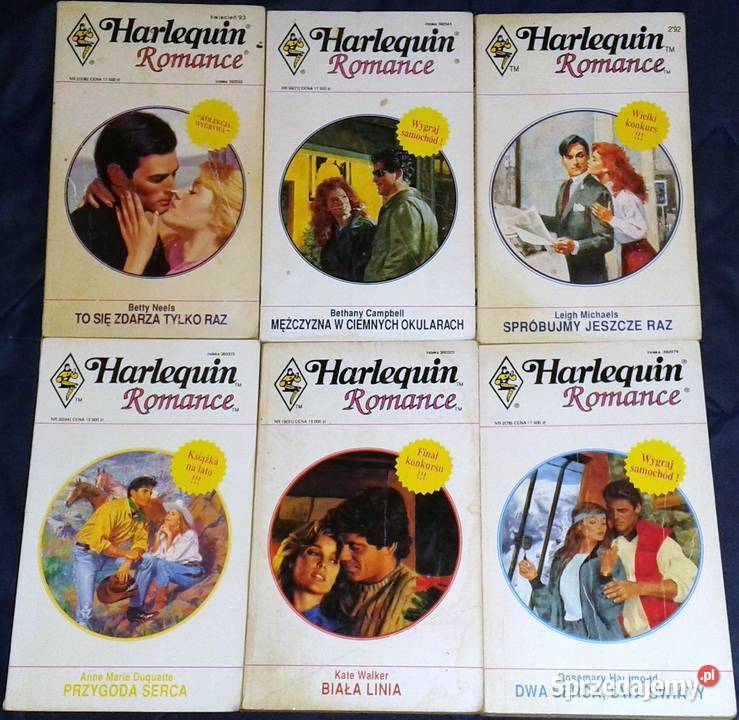 Harlequin - Książki romanse - 74 części