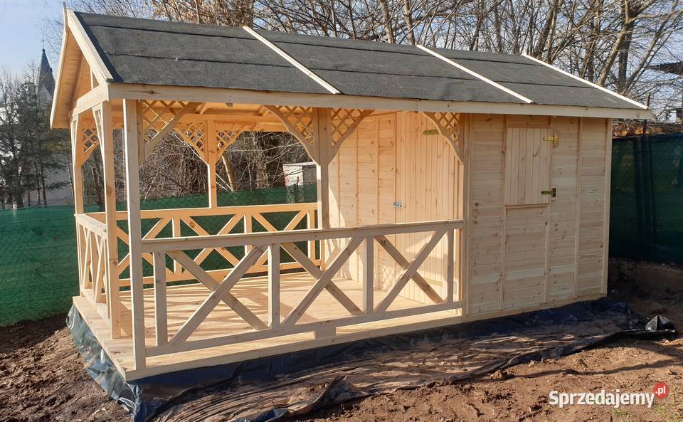 Domek letniskowy ogrodowy altana drewniana