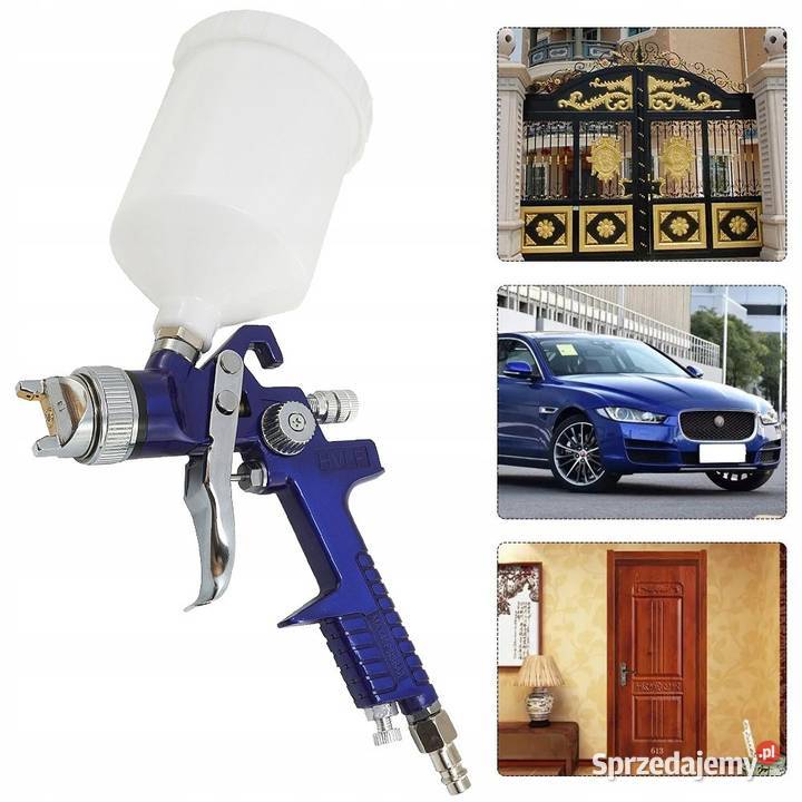 PISTOLET LAKIERNICZY DO MALOWANIA MALARSKI HVLP Pistolety lakiernicze