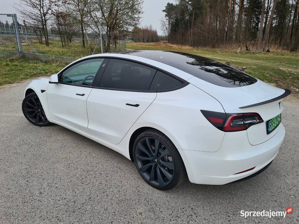 Tesla model 3 Long Range bateria 75kw zasieg 480
