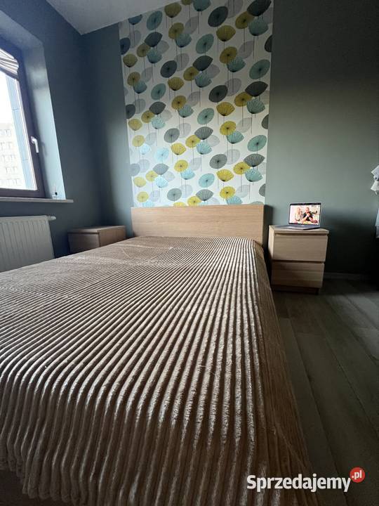 Pled Narzuta w paski beżowy 160x200 Wyposażenie wnętrz Warszawa