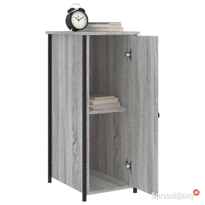Szafki nocne 2 szary dąb sonoma 32x42x80 Meble Warszawa