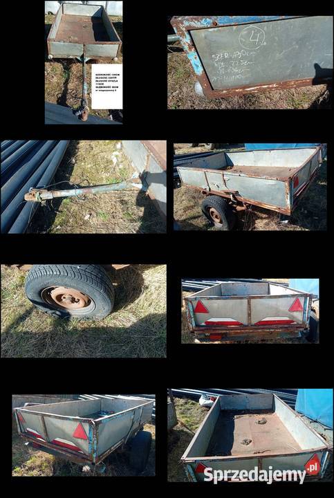 Sprzedam przyczepkę sam do remontu paka 130x240 Brodnica