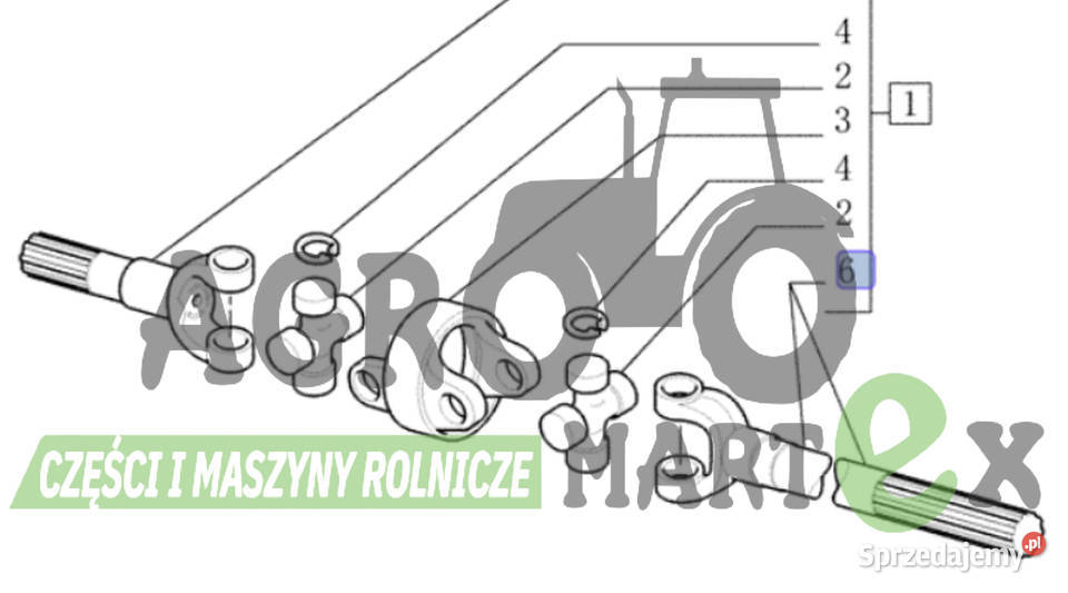 84189223 WAŁEK DŁUGI LH L723 CNH Wichrów