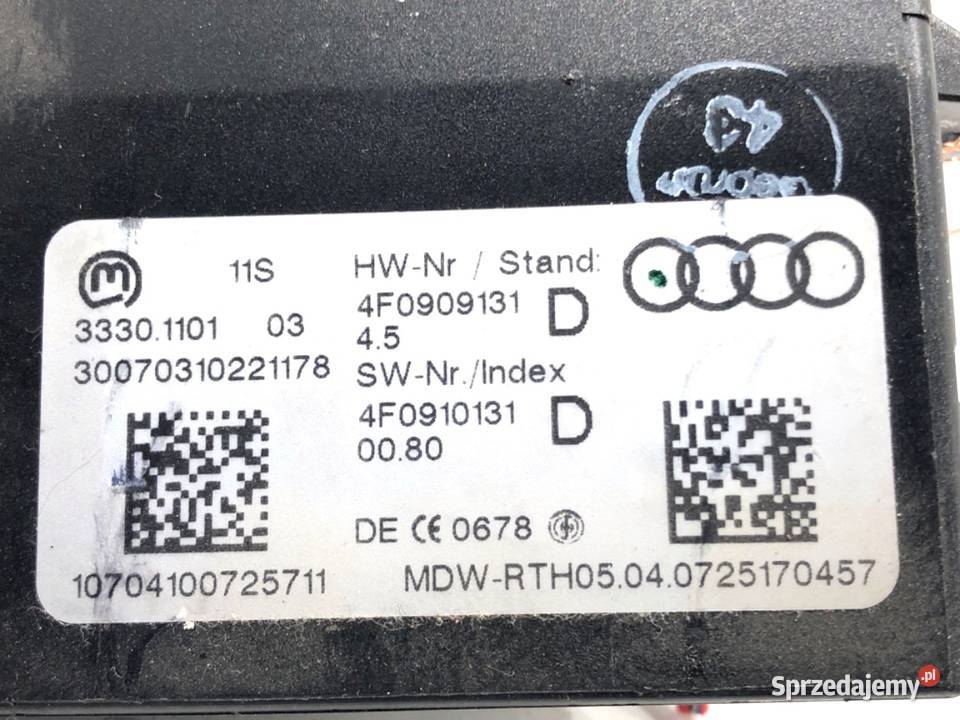 STACYJKA AUDI A6 C6 4F0909131 27 180 0411 podkarpackie