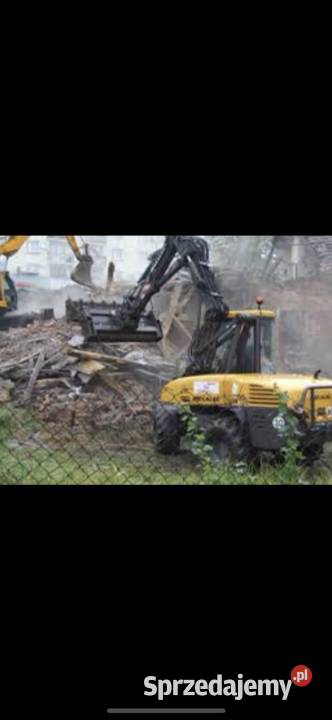 Rozbiórki wyburzenia sprzątanie budowlane łódzkie Sieradz