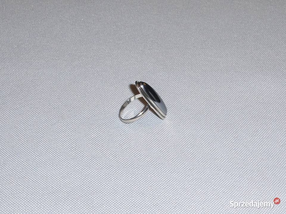 Srebrny pierścionek z hematytem R 1718 41 g srebro Łódź