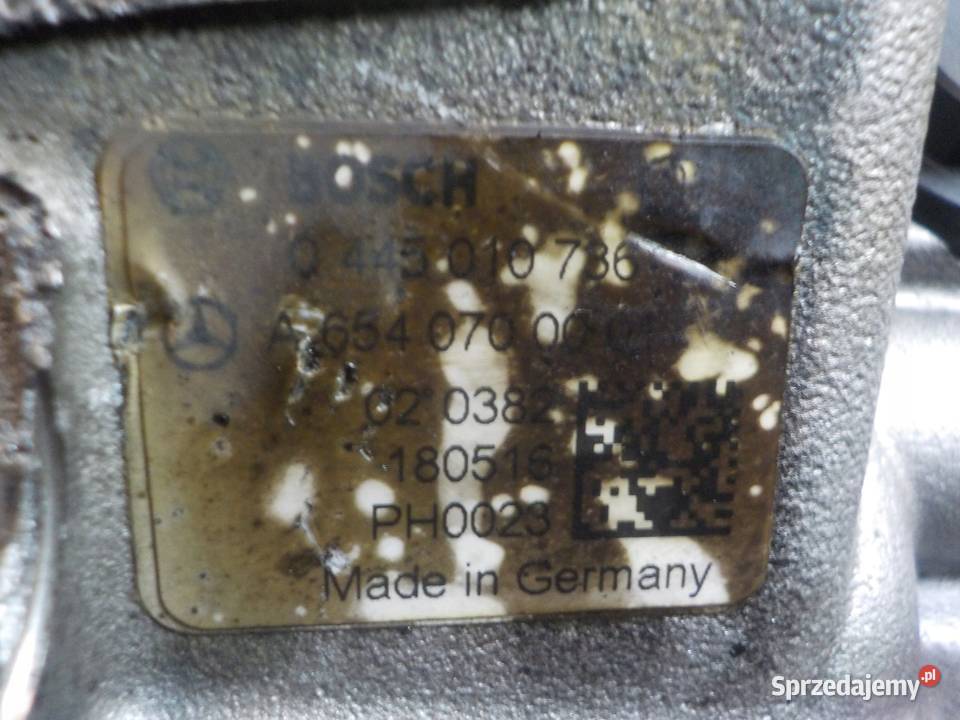 MERCEDES E W213 W205 W247 20 CDI 18r 654 654920 Suków