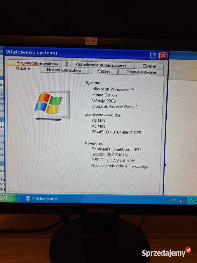 Komputer stacjonarny z akcesoriami Klasy Pentium Dual-Core