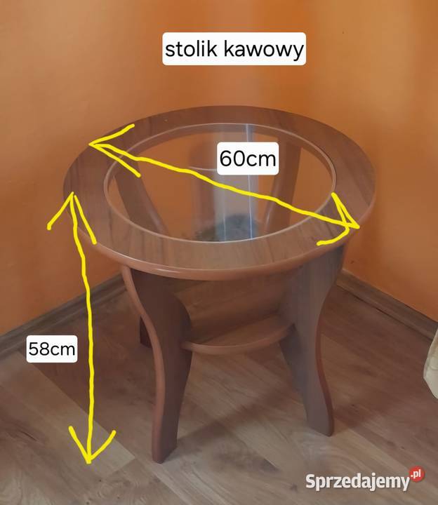Stolik kawowy 60 58cm Turze Pole