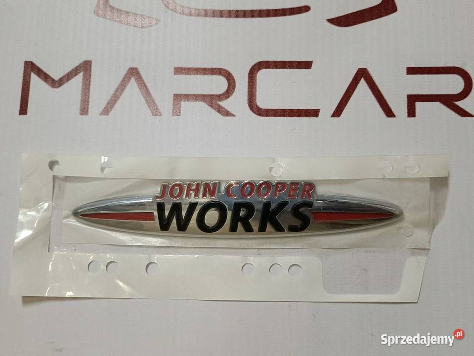 MINI COOPER F57 F55 F56 NAPIS LOGO EMBLEMAT wielkopolskie Pleszew