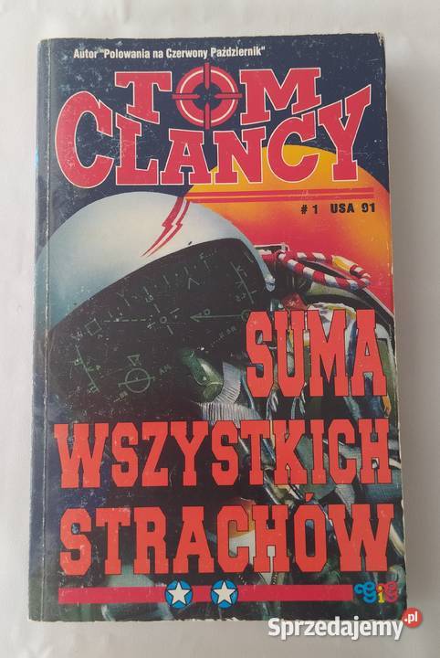 SUMA WSZYSTKICH STRACHÓW Tom Clancy tom 2 podlaskie Hajnówka