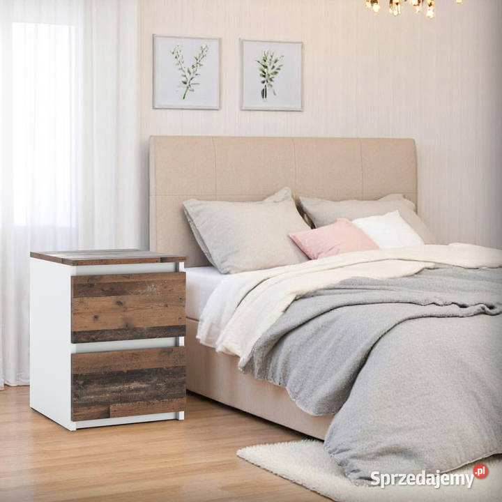 Szafka Nocna Nowoczesna 2 Szuflady Stolik Nocne warmińsko-mazurskie Elbląg