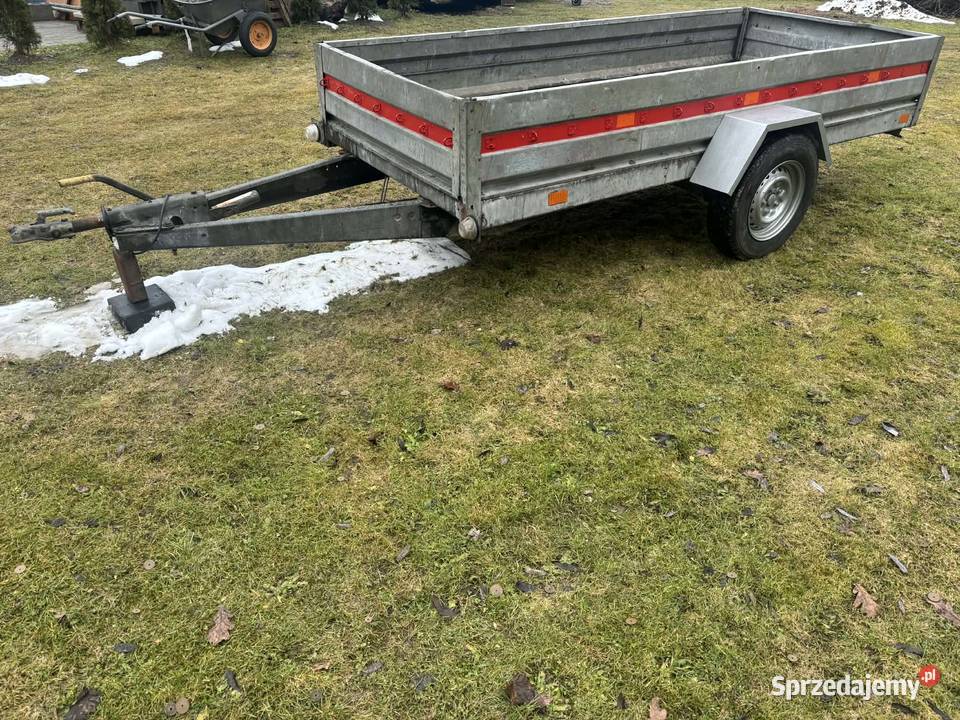przyczepka samochodowa Niewiadów z chamulcem Andrychów