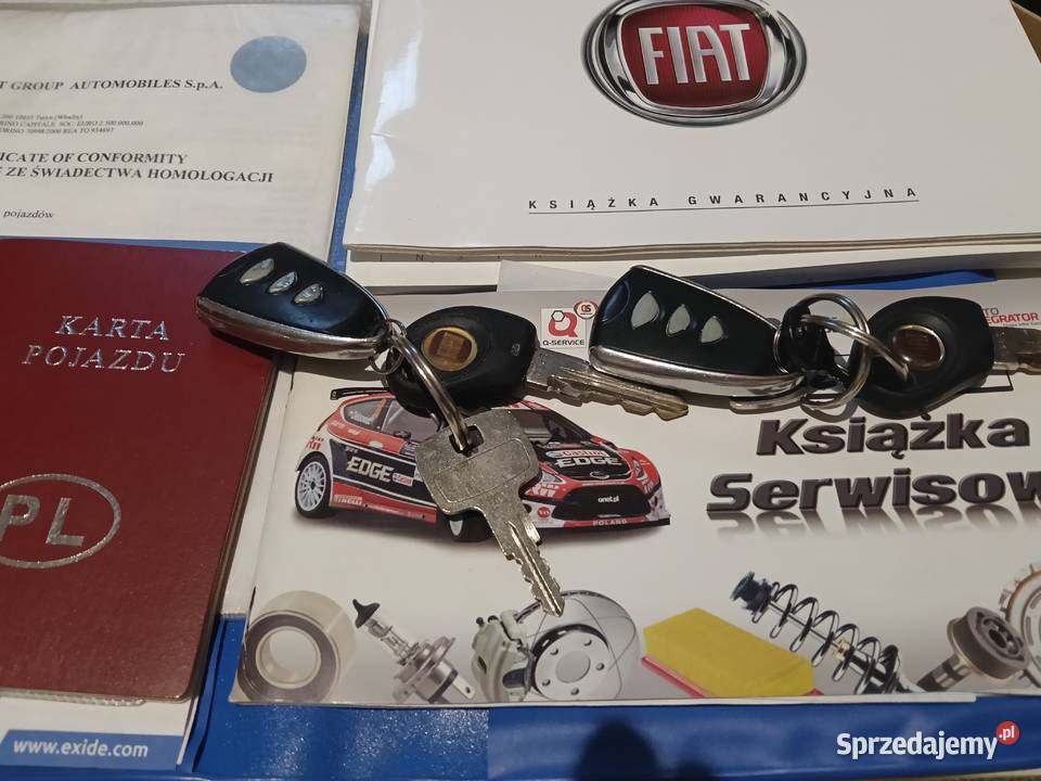 Fiat Seicento 11 2010 Polski salon 101 850 Rok produkcji 2010 Wnętrzne sprzedam