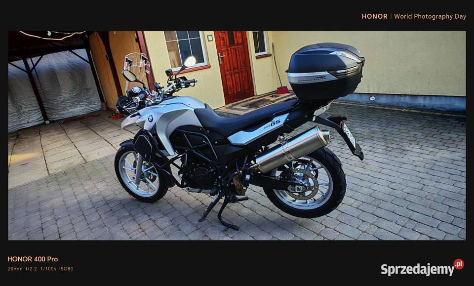 BMW f650 GS TWIN dwa cylindry 2011 pojemność czterosuwowy