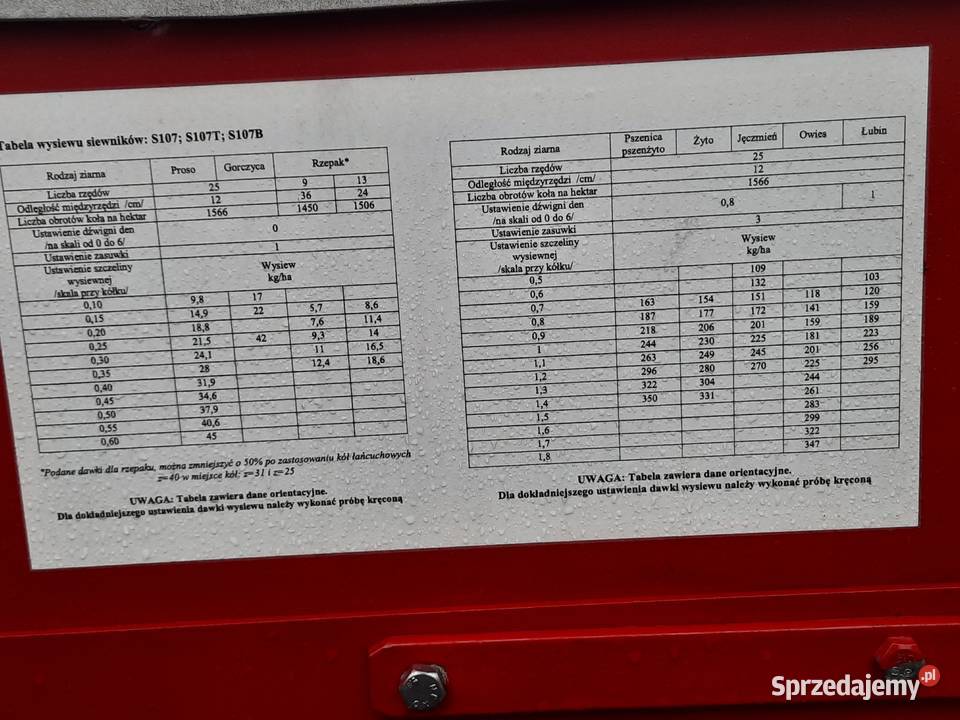 Siewnik zbożowy 30m MEPROZET Meprozet Tarnów sprzedam