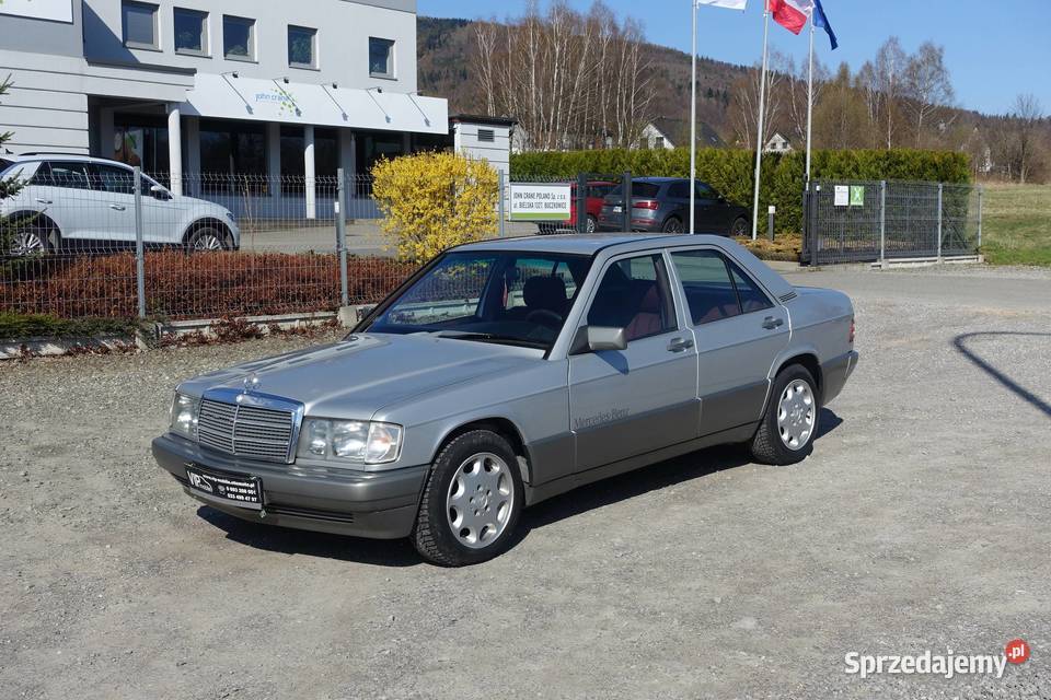 MERCEDES 190E 118 AUTOMAT ŁADNY srebrny Buczkowice sprzedam