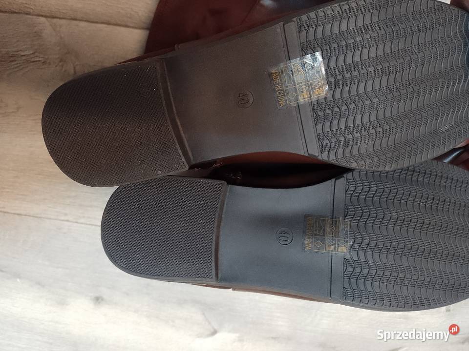 40 Brązowe czekoladowe Kozaki kolano Kozaki Kraków