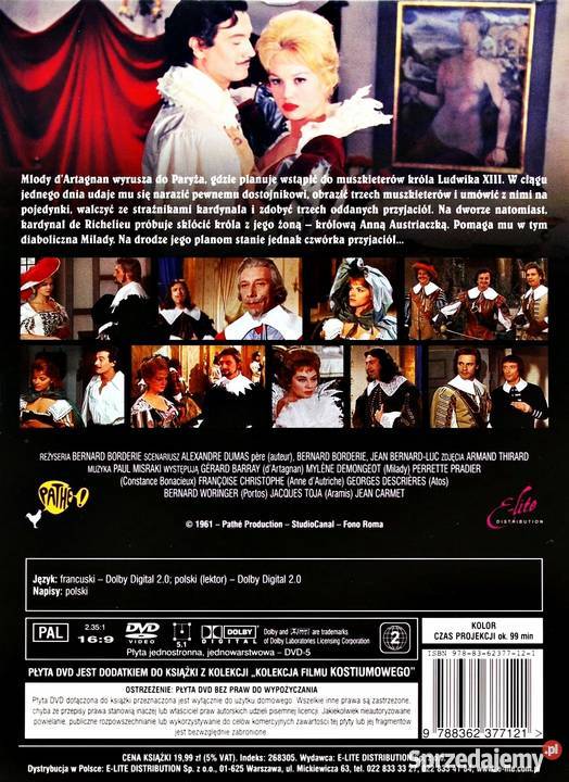 TRZEJ MUSZKIETEROWIE CZ12 KOLEKCJA FILMU