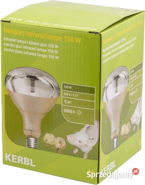 Promiennik podczerwieni 150W biały 22243KER Kamionna