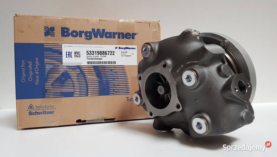 Turbosprężarka BorgWarner KKK 53319906722 Siedlce
