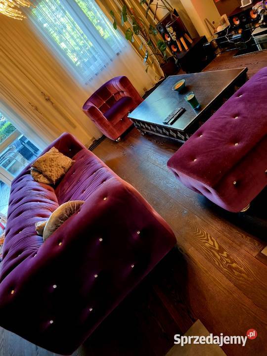 Komplet włoskich mebli glamour mazowieckie Radom