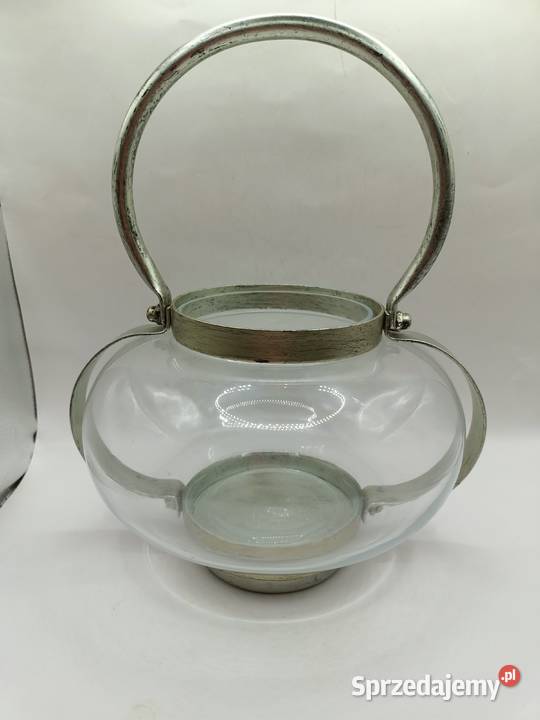 Dekoracja ogrodowa lampion szklany z metalem lubelskie sprzedam