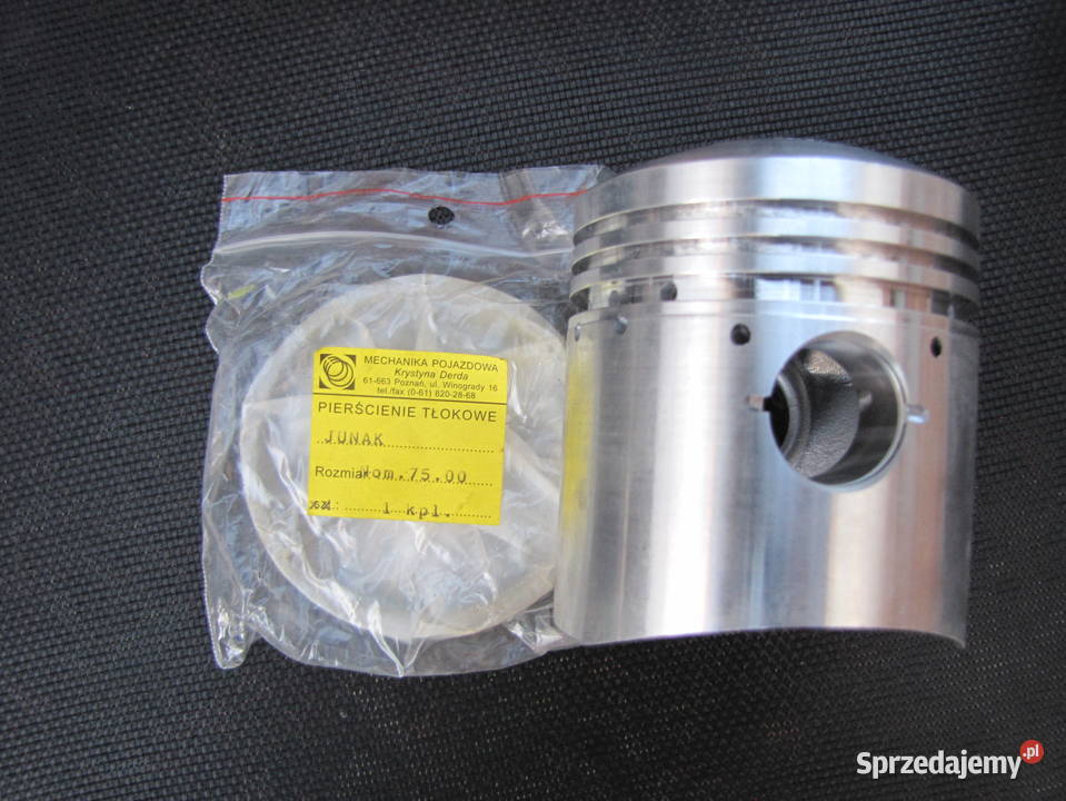 Nowy tłok Almot 7500 pierścienie świętokrzyskie Rzepin Drugi