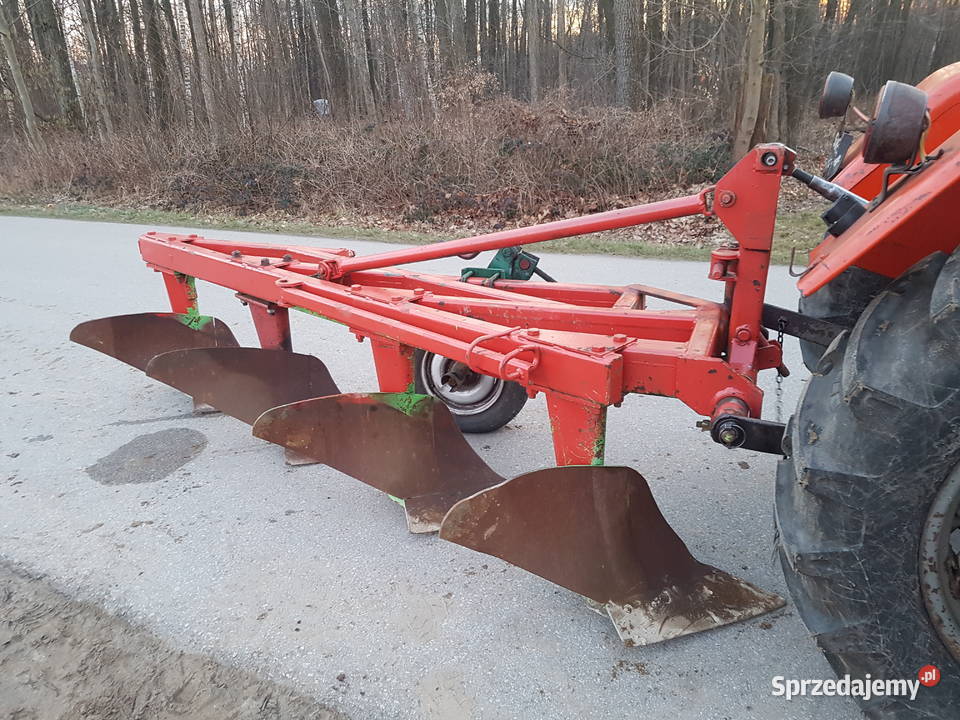 Pług zagonowy Duży 4skibowy oryginalny fabryczny Dąbrowa Tarnowska
