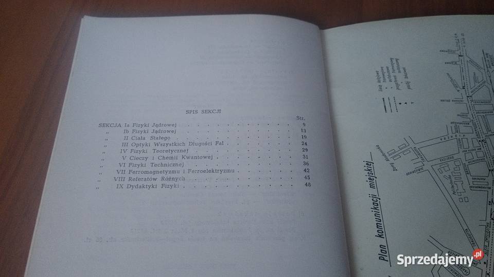 Program XVII Zjazdu Fizyków Polskich Gdańsk Rok wydania 1961