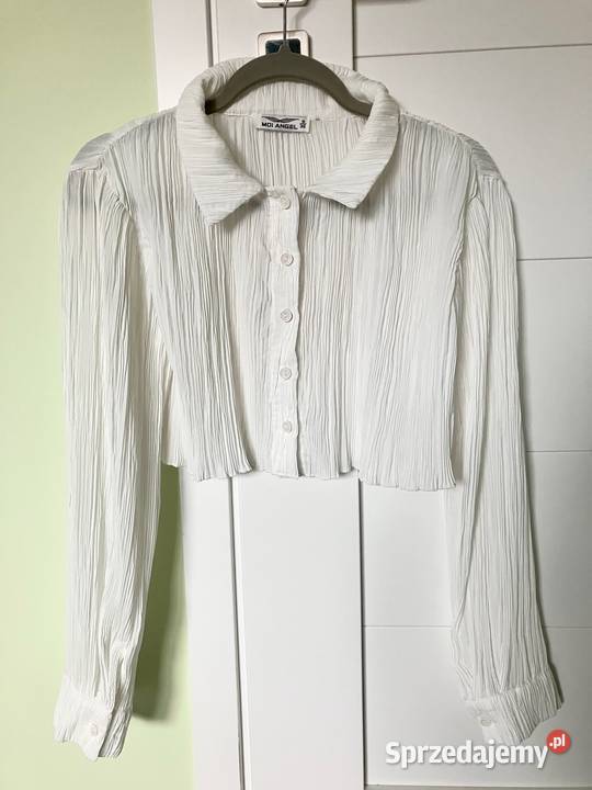 Nowa kremowa krótka bluzka koszula Moi Angel podkarpackie Nisko